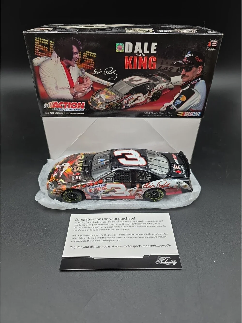 DALE EARNHARDT #3 ELVIS/Taking Care Of Business DALE & THE KING 2009 Monte Carlo
